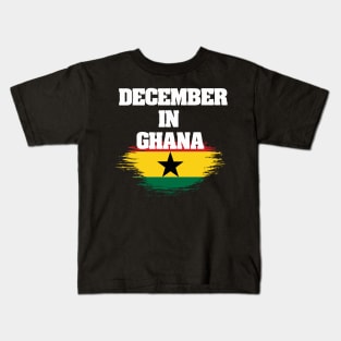 December in Ghana Kids T-Shirt